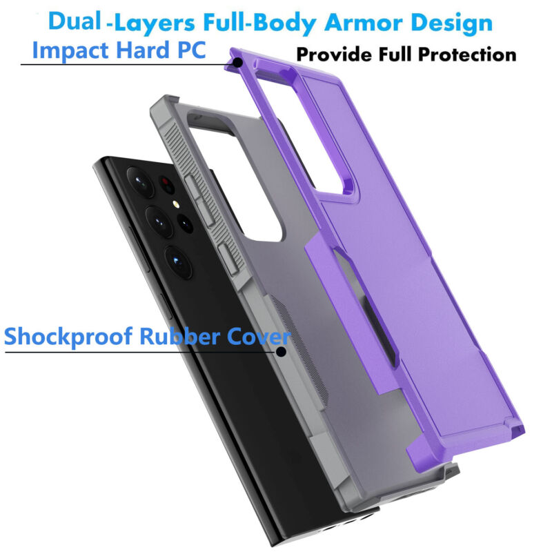 Dual Layer Protective Case For Samsung S23