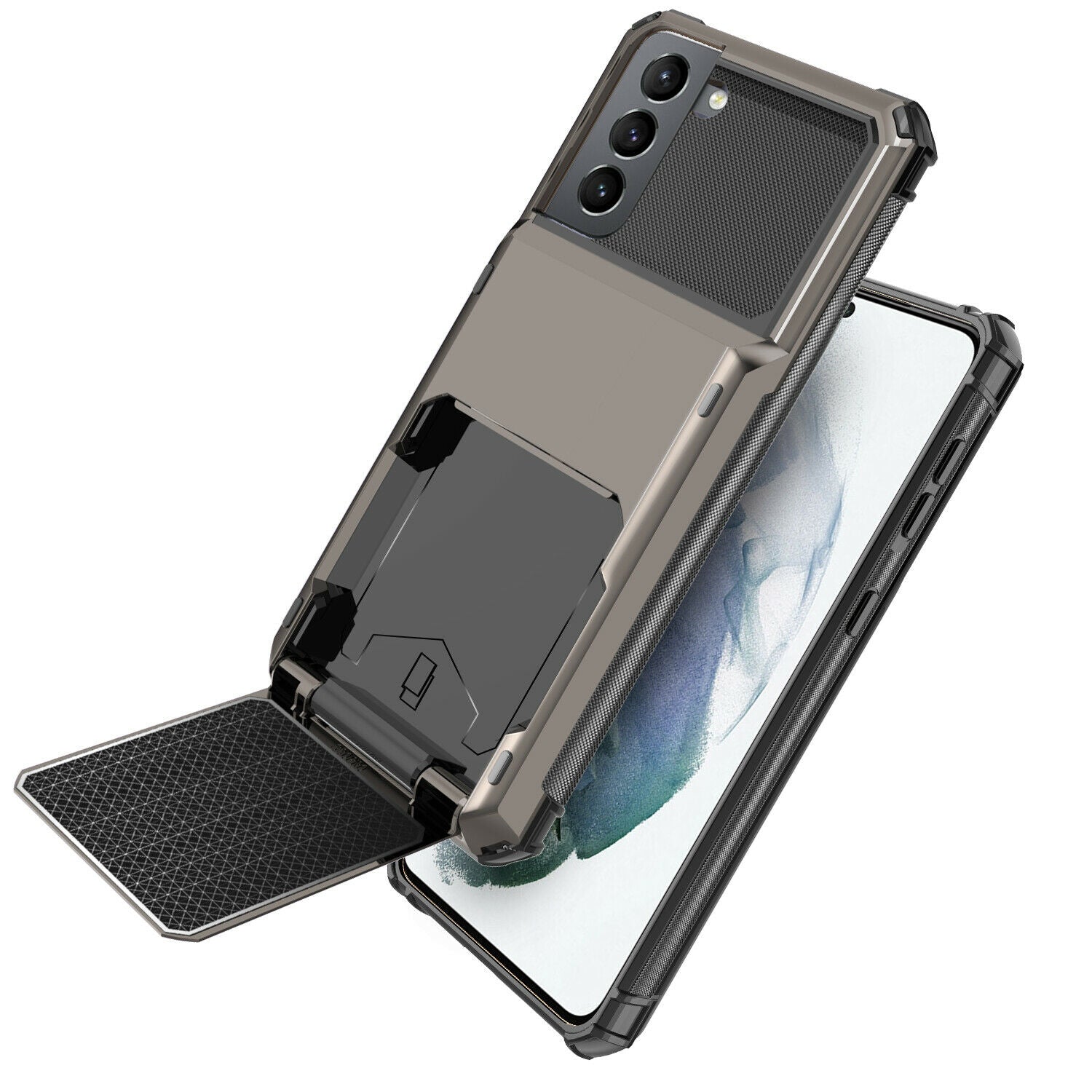 Case Card Slots Holder Wallet Rugged for Samsung Galaxy series - carolay.co