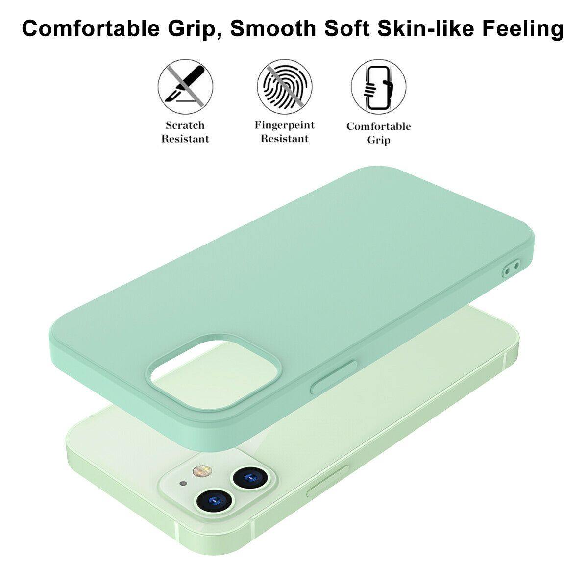 Liquid Silicone Case Soft for iPhone 12 Pro/Max/Mini - carolay.co