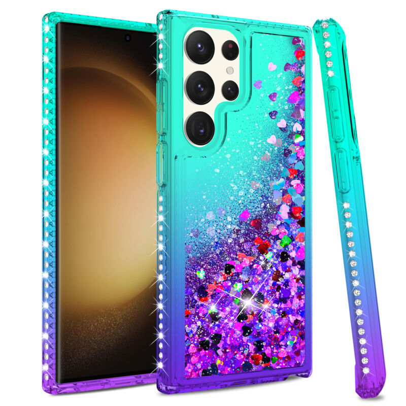 Case Liquid Bling Hybrid For Samsung Galaxy S23