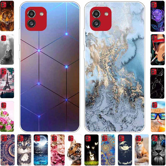 A03 Case Silicone Bumper Slim Samsung