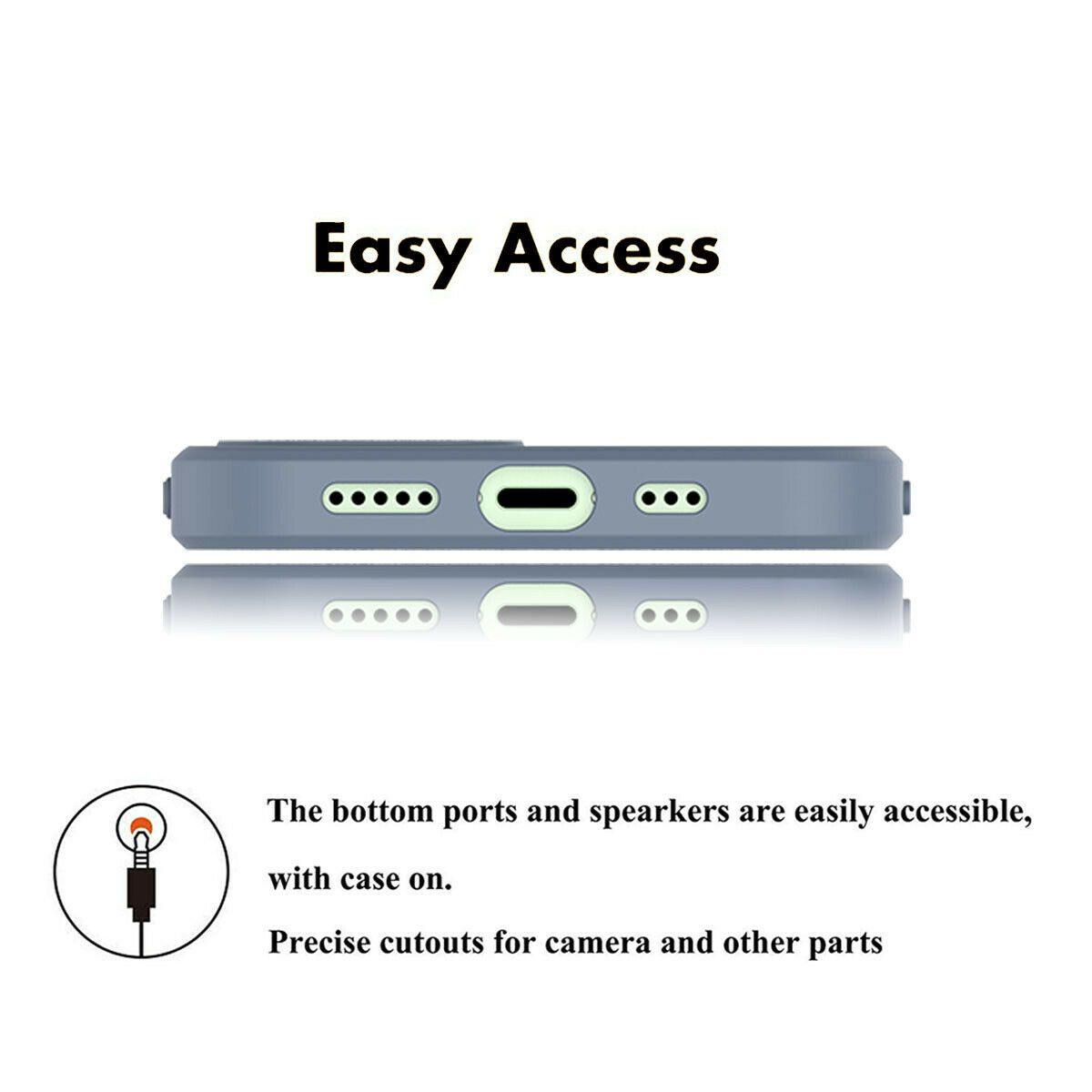 Liquid Silicone Case Soft for iPhone 12 Pro/Max/Mini - carolay.co