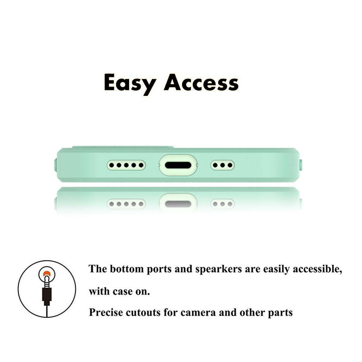 Liquid Silicone Case Soft for iPhone 12 Pro/Max/Mini - carolay.co