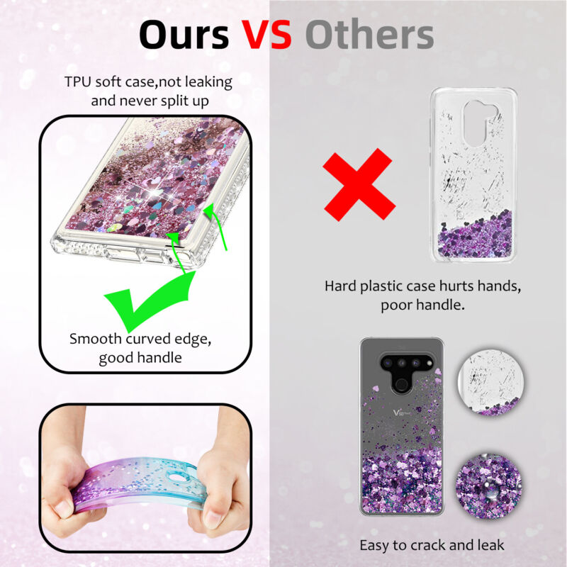 Case Liquid Bling Hybrid For Samsung Galaxy S23
