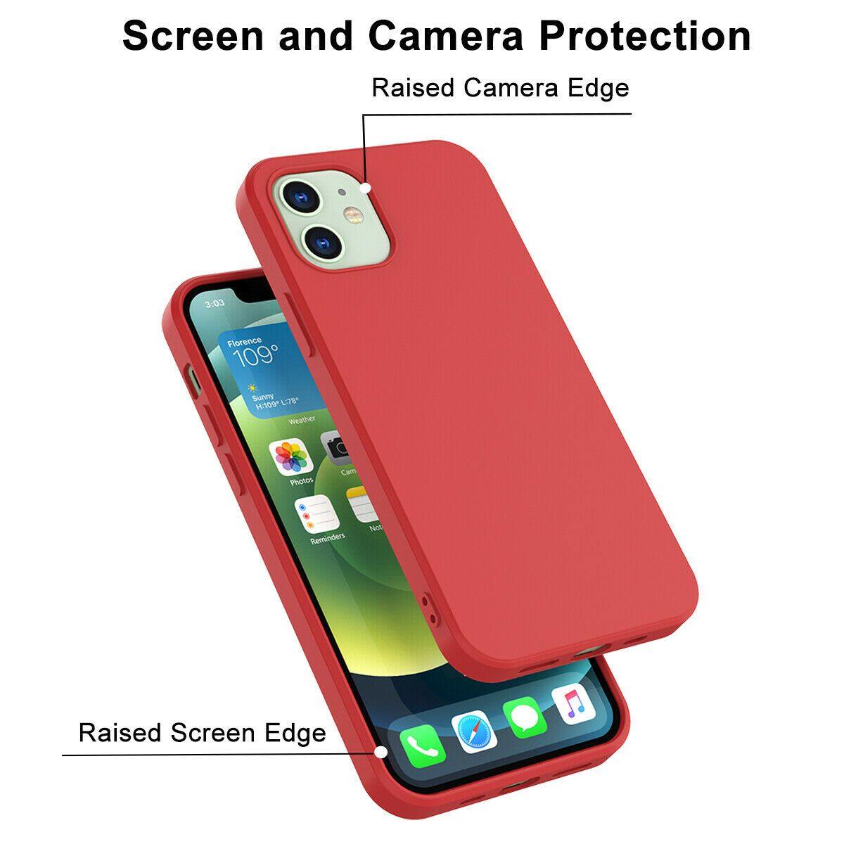 Liquid Silicone Case Soft for iPhone 12 Pro/Max/Mini - carolay.co