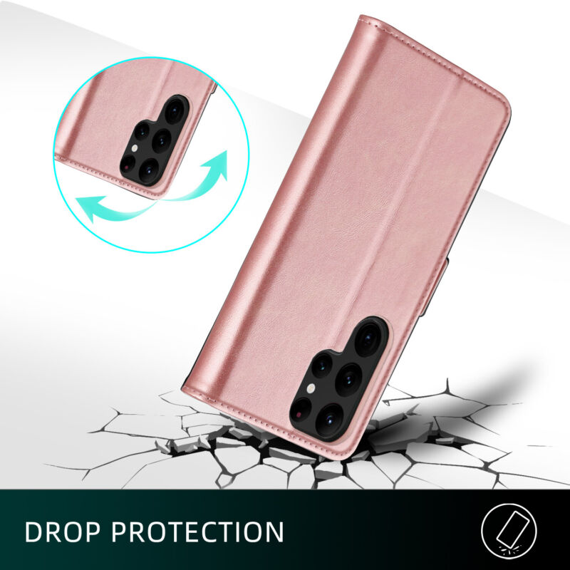 Shielding Flip Wallet Case with Card Slots Samsung S23