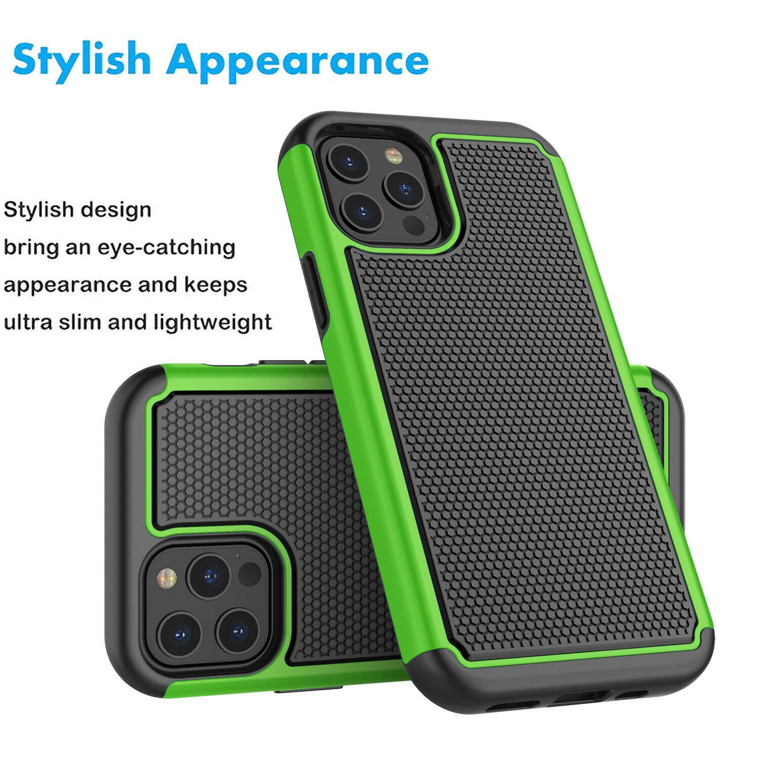 Case Hybrid Hard Cover with Screen Protector For iPhone - carolay.co