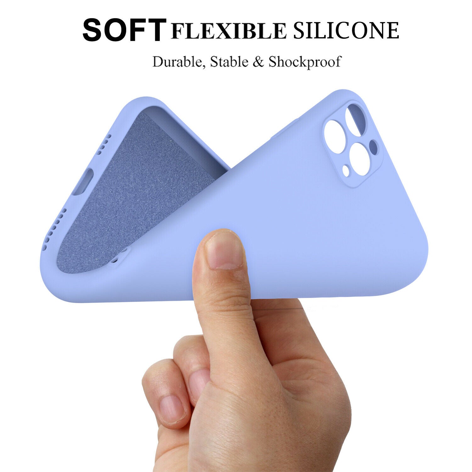 Shockproof Silicone Soft Cover with Screen Protector for iPhone - carolay.co