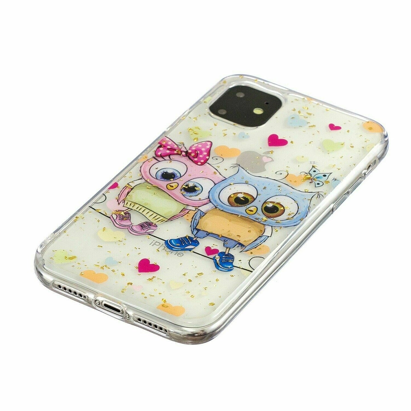Bling Pattern Glitter Soft Rubber Silicone Back Case For iPhone - carolay.co