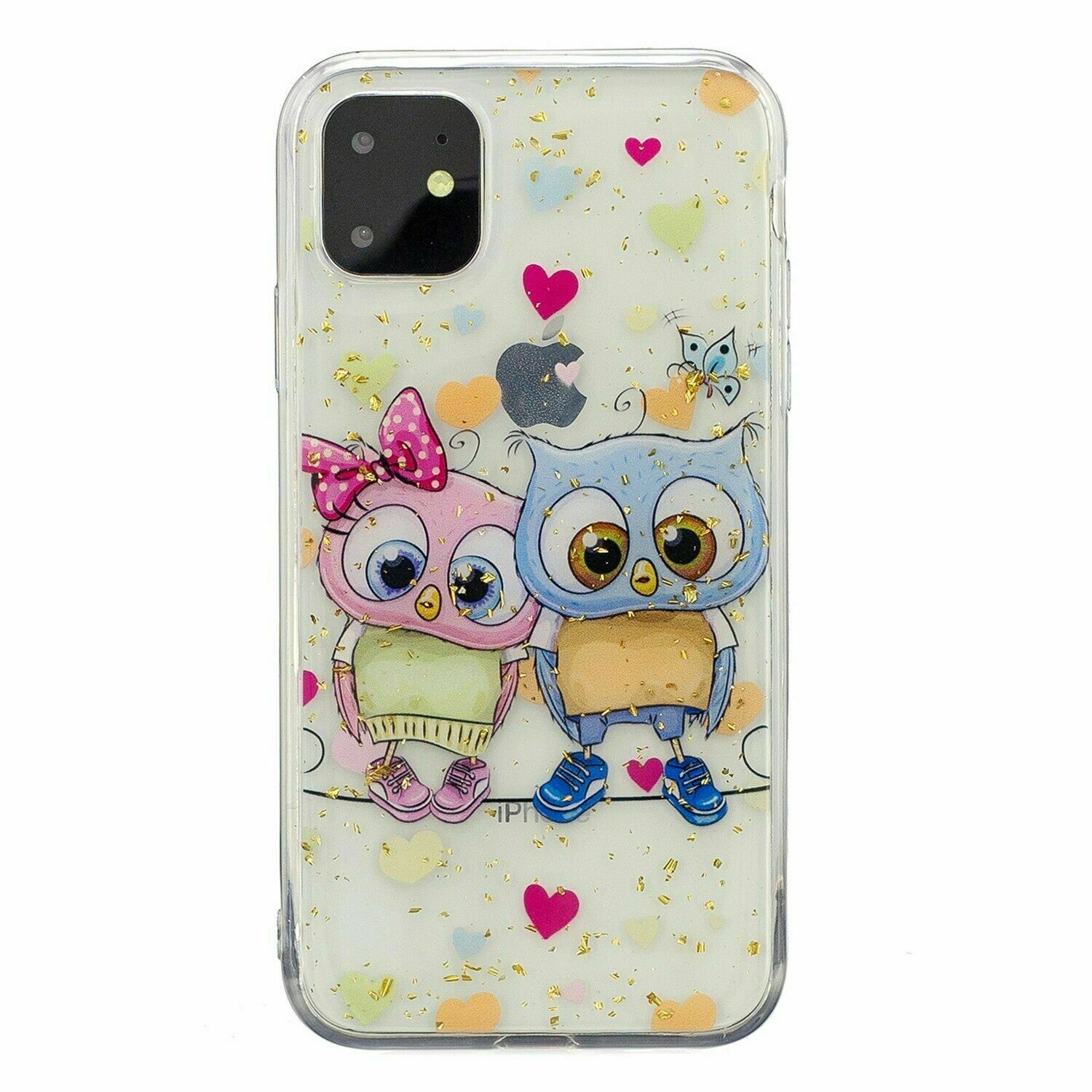 Bling Pattern Glitter Soft Rubber Silicone Back Case For iPhone - carolay.co