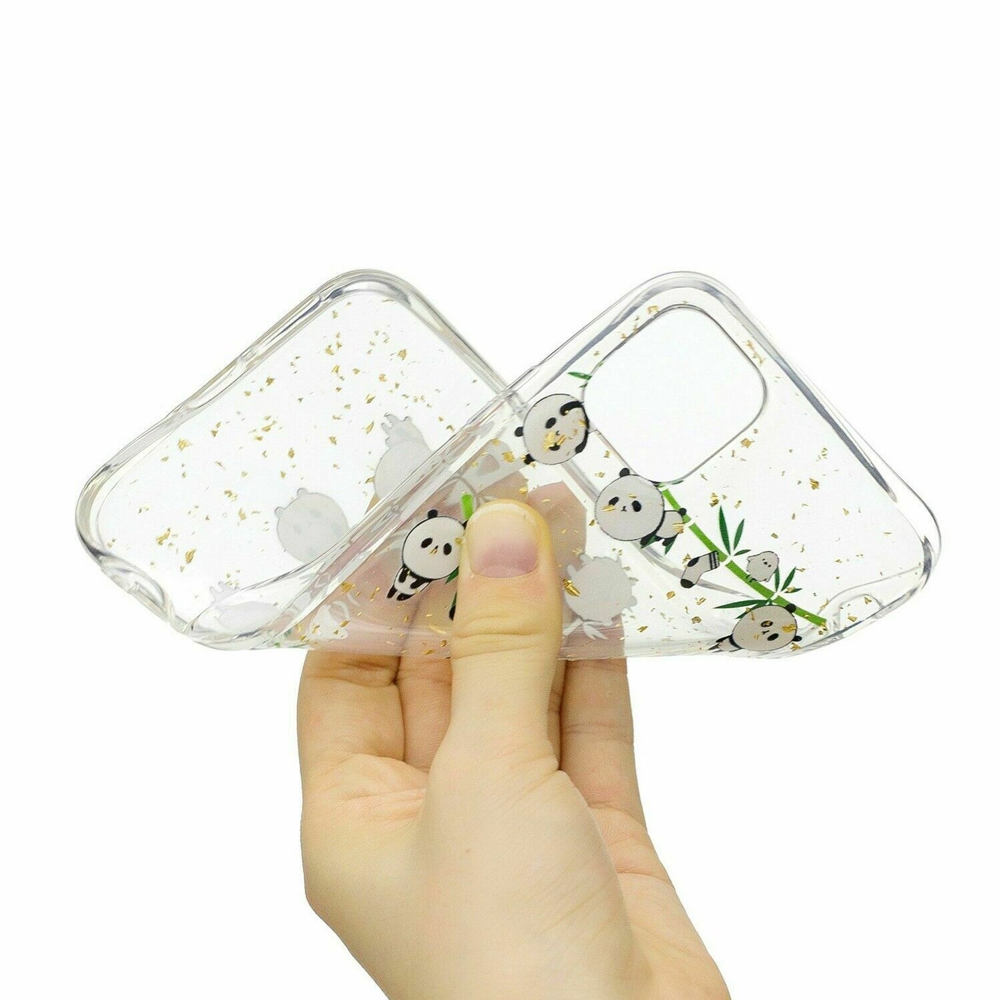 Bling Pattern Glitter Soft Rubber Silicone Back Case For iPhone - carolay.co