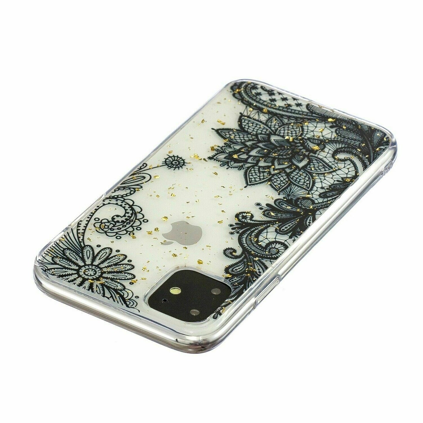 Bling Pattern Glitter Soft Rubber Silicone Back Case For iPhone - carolay.co