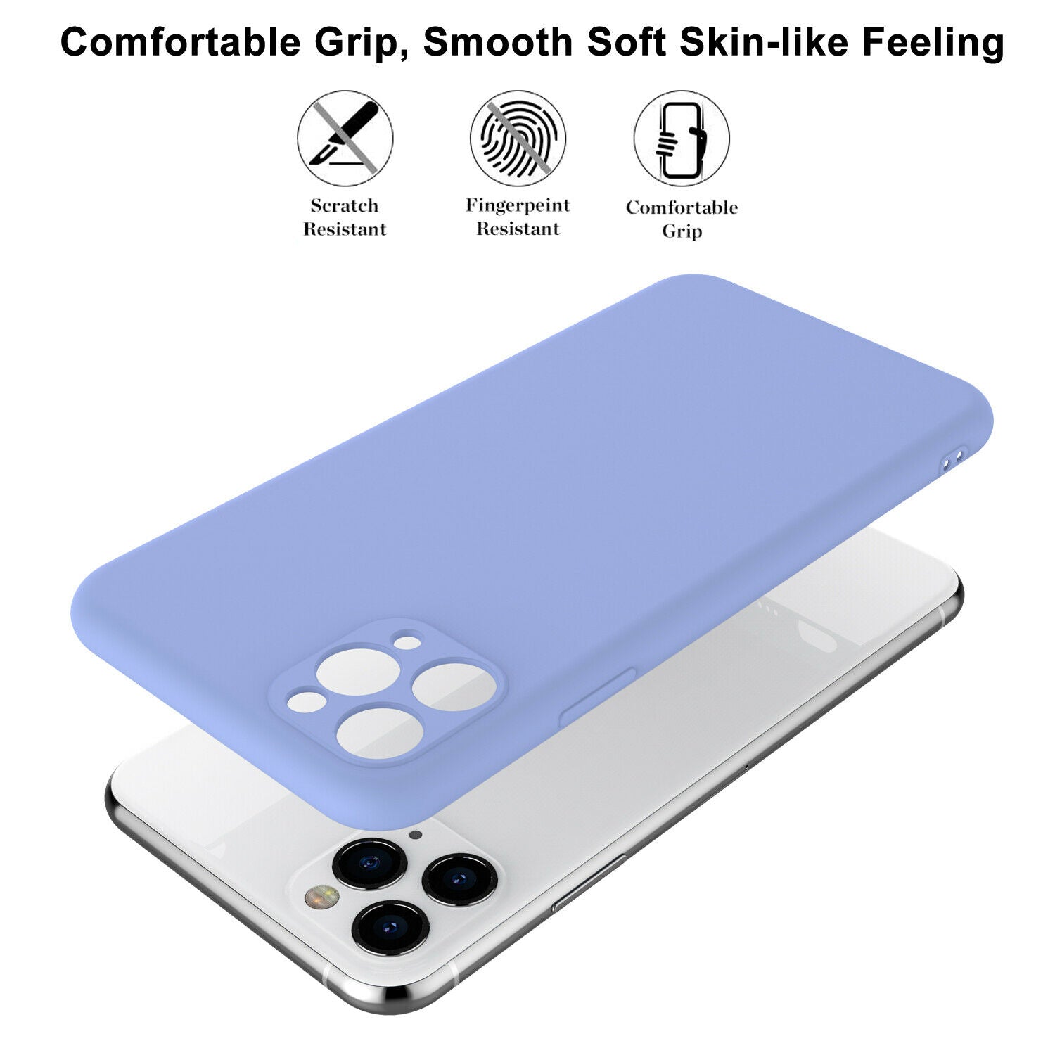 Shockproof Silicone Soft Cover with Screen Protector for iPhone - carolay.co
