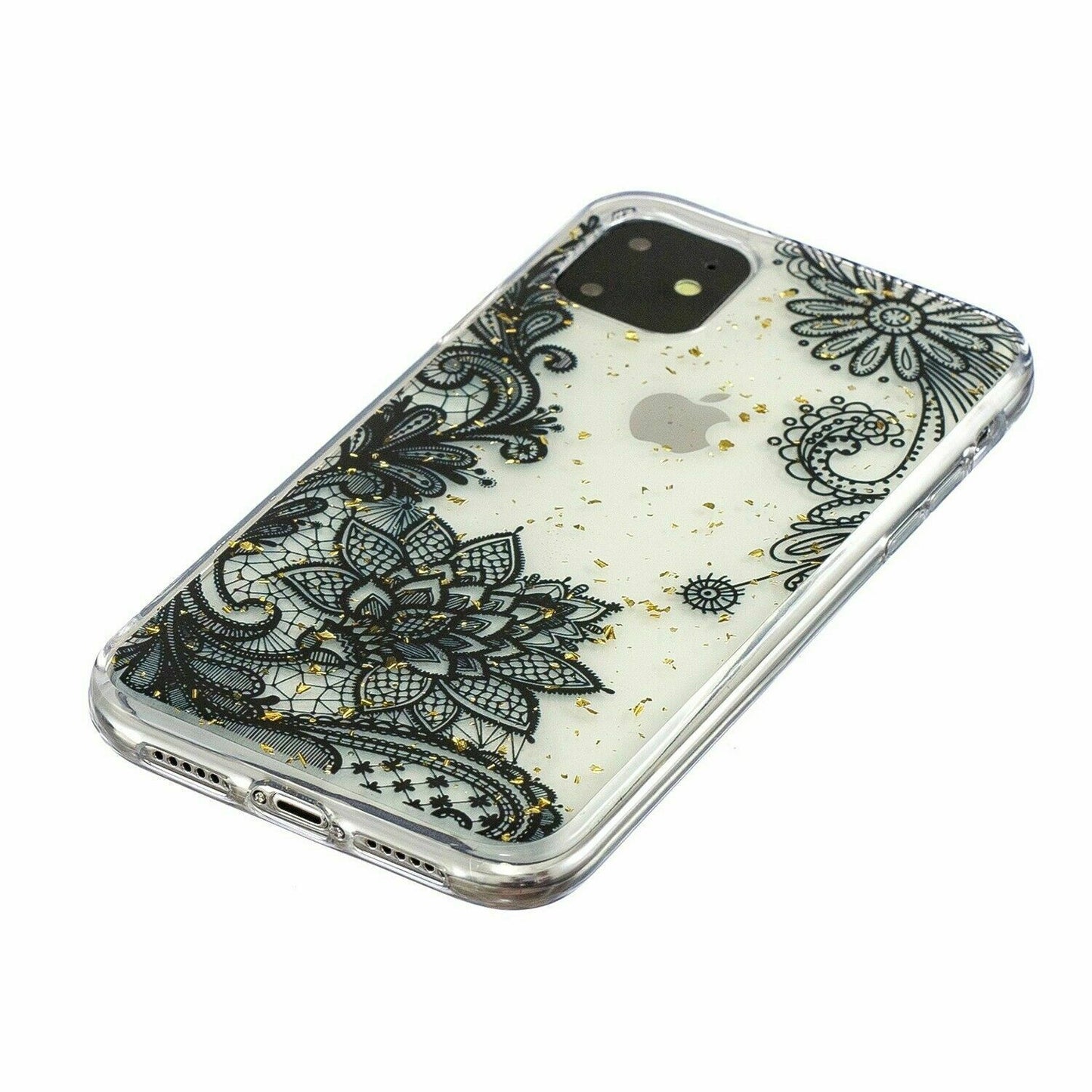 Bling Pattern Glitter Soft Rubber Silicone Back Case For iPhone - carolay.co