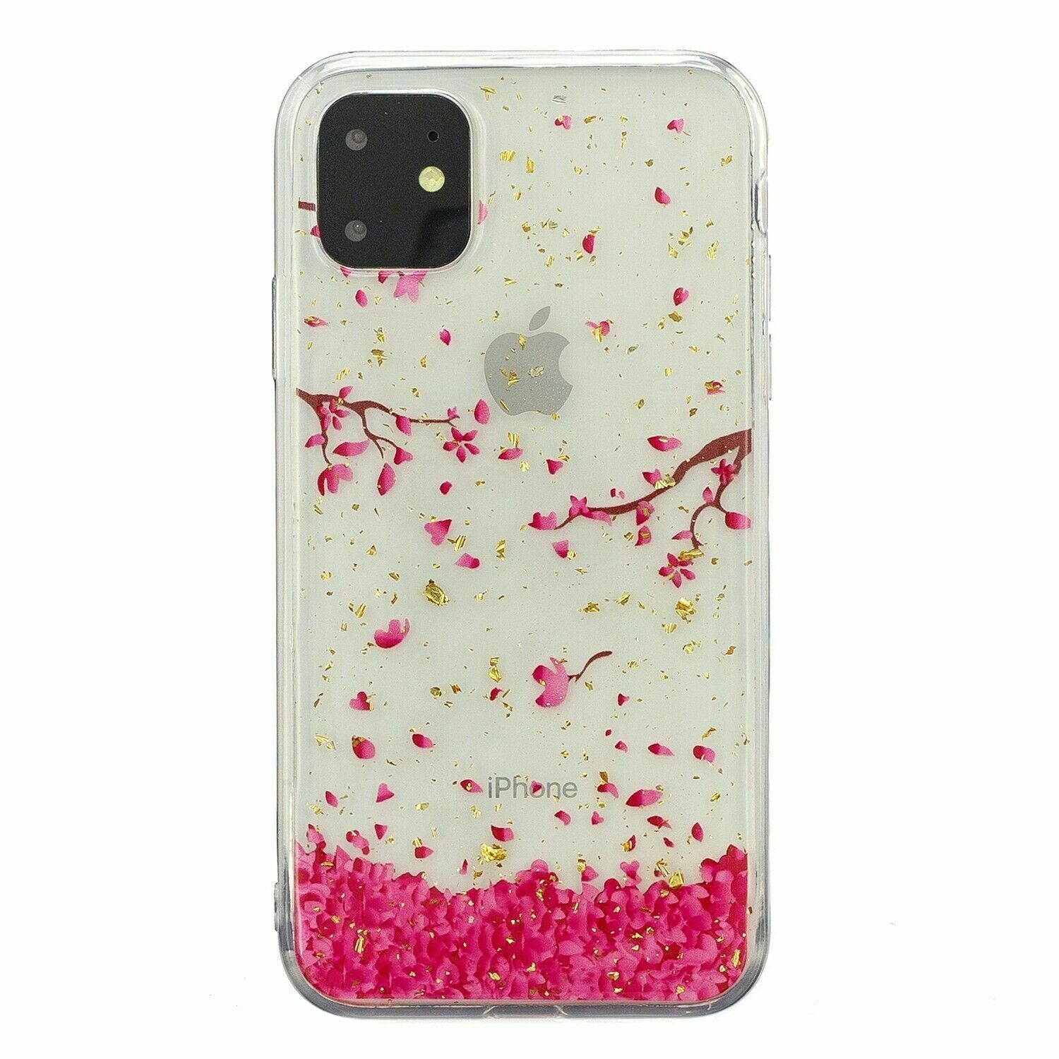 Bling Pattern Glitter Soft Rubber Silicone Back Case For iPhone - carolay.co