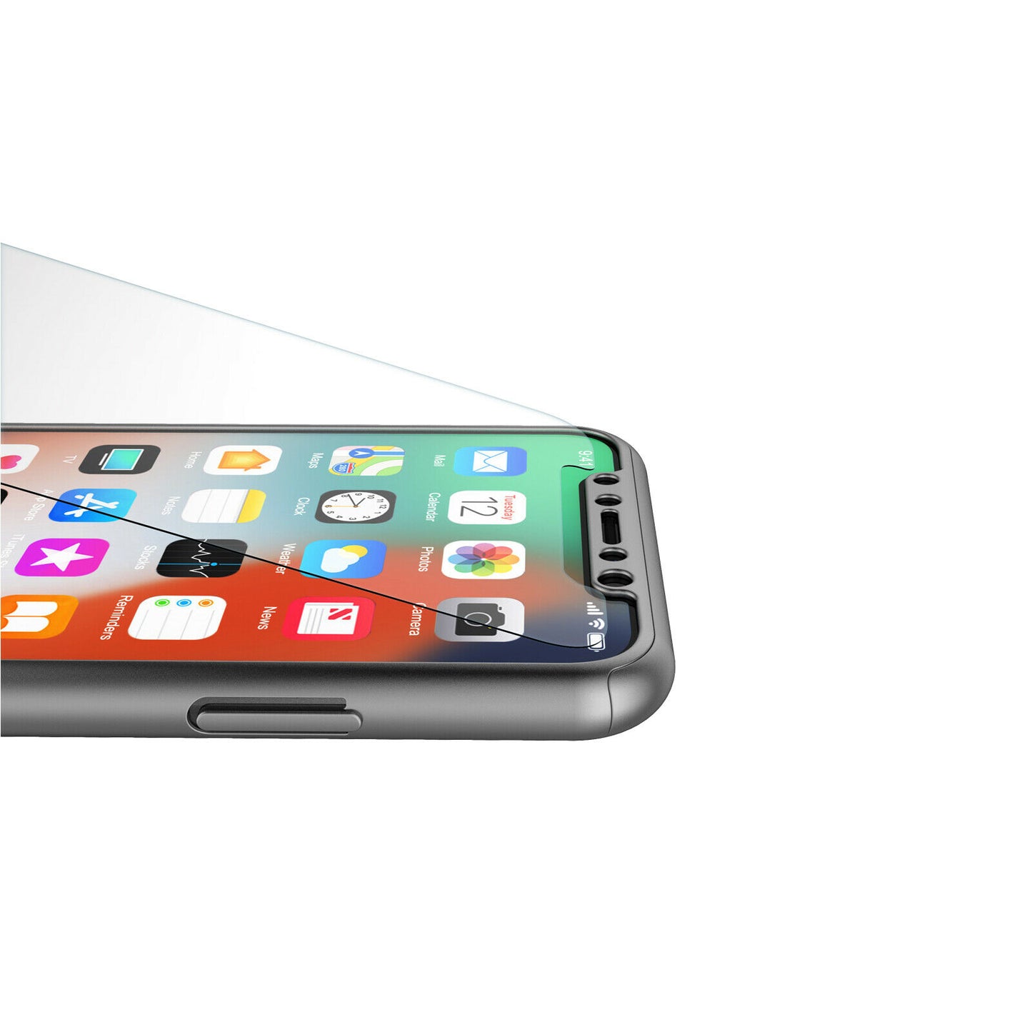 Case Full Body Cover +Tempered Glass For iPhone - carolay.co