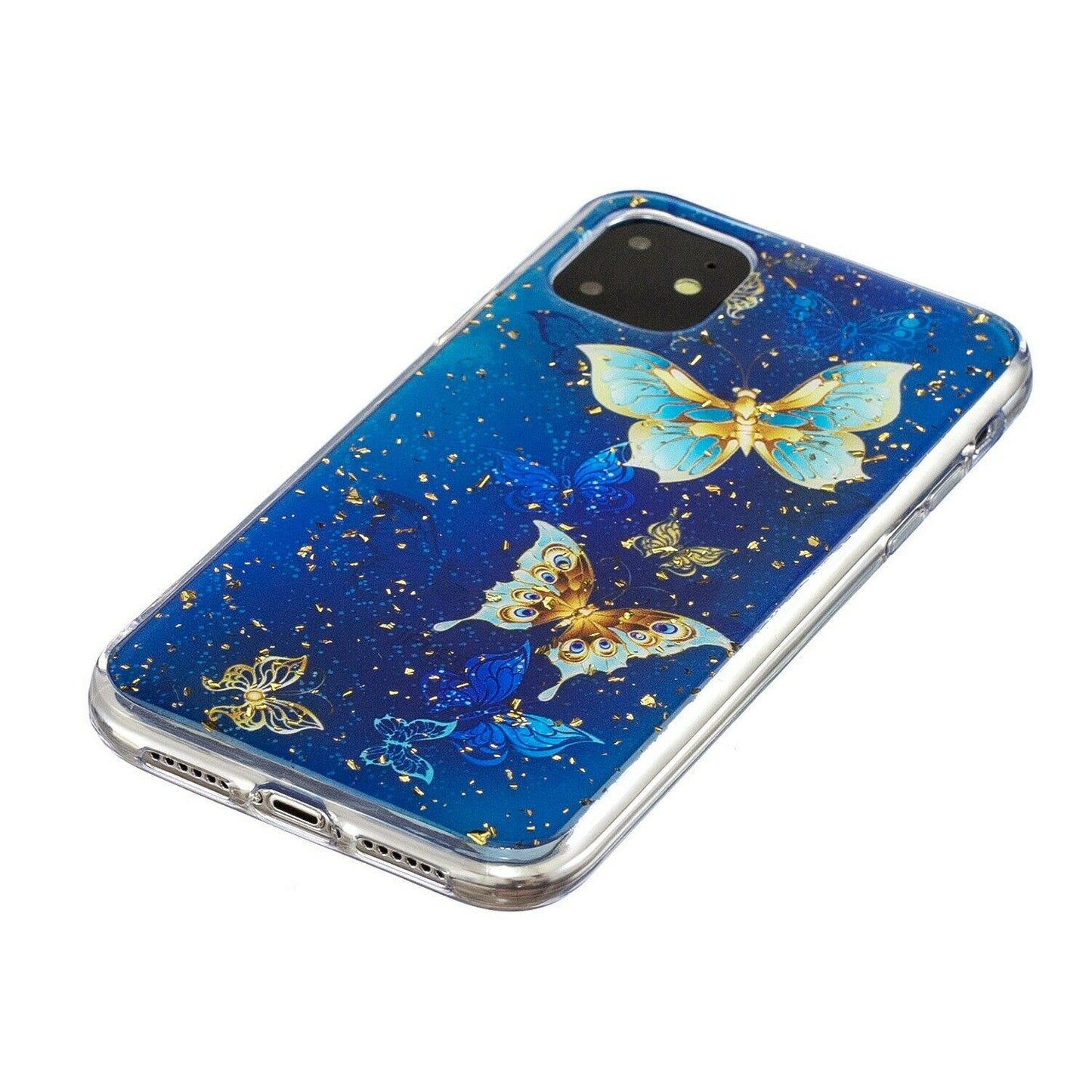 Bling Pattern Glitter Soft Rubber Silicone Back Case For iPhone - carolay.co