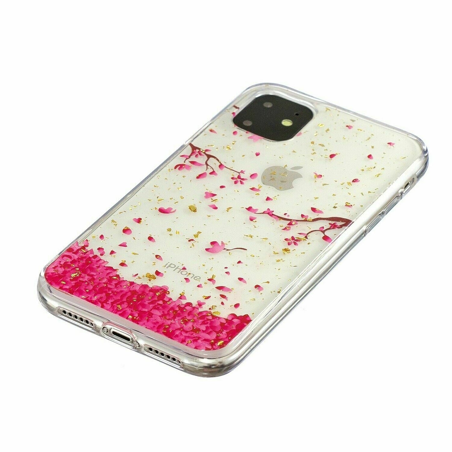 Bling Pattern Glitter Soft Rubber Silicone Back Case For iPhone - carolay.co