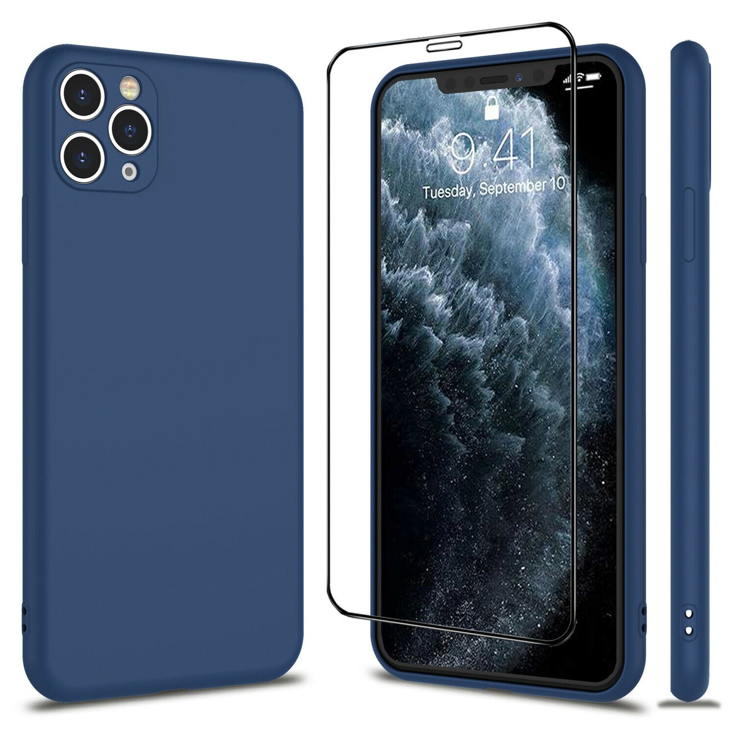 Shockproof Silicone Soft Cover with Screen Protector for iPhone - carolay.co