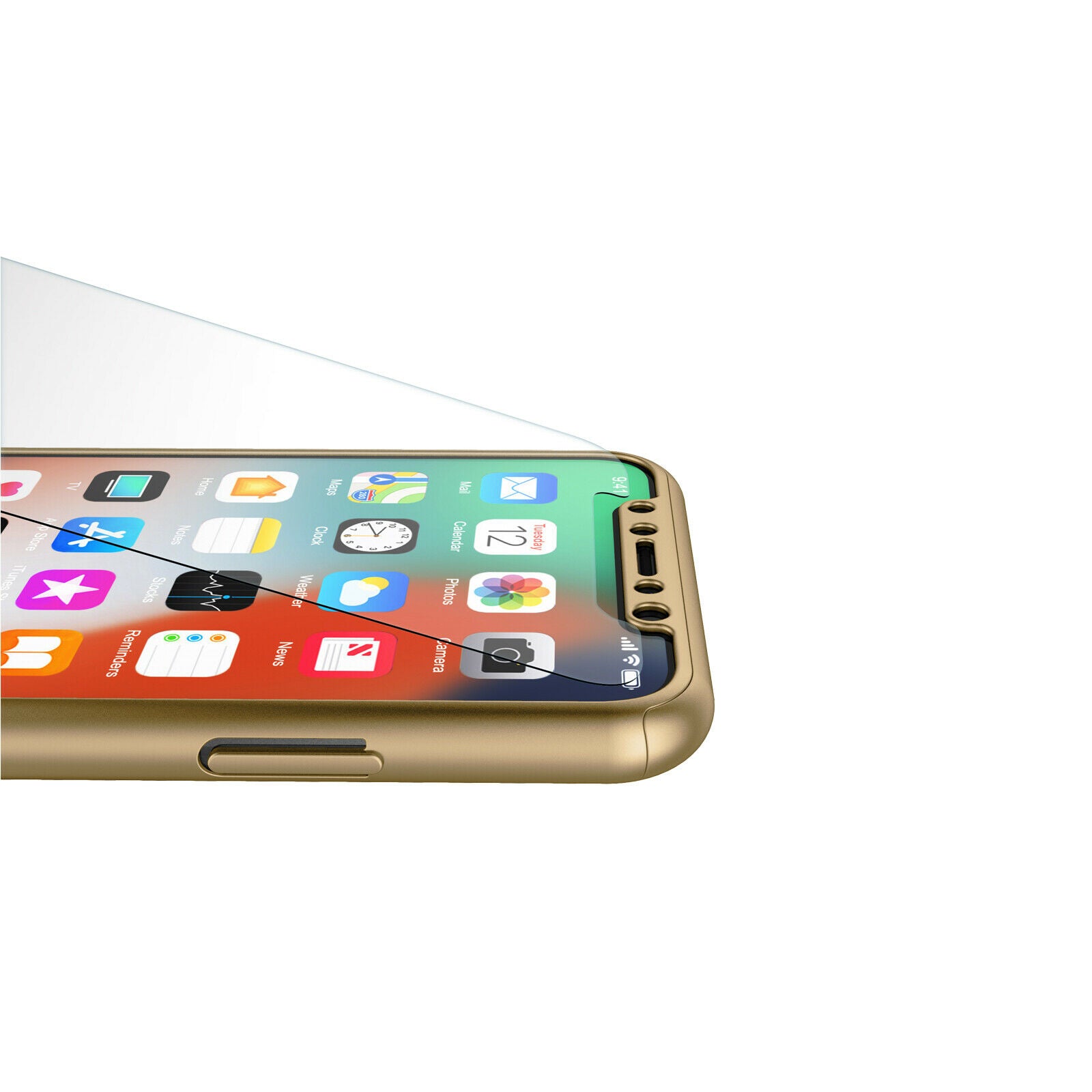 Case Full Body Cover +Tempered Glass For iPhone - carolay.co