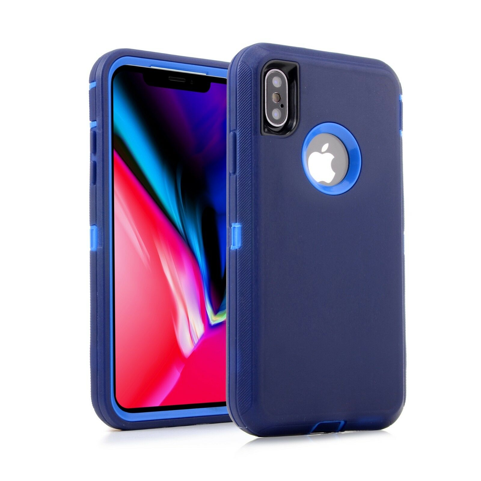Hybrid Heavy Duty Shockproof Rubber Cover For iPhone XS/Max/XR - carolay.co