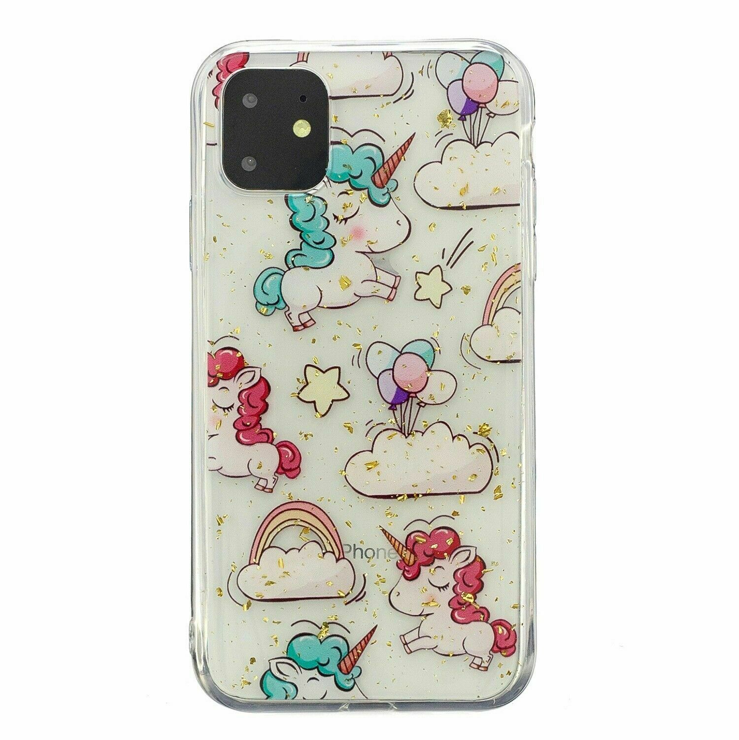Bling Pattern Glitter Soft Rubber Silicone Back Case For iPhone - carolay.co