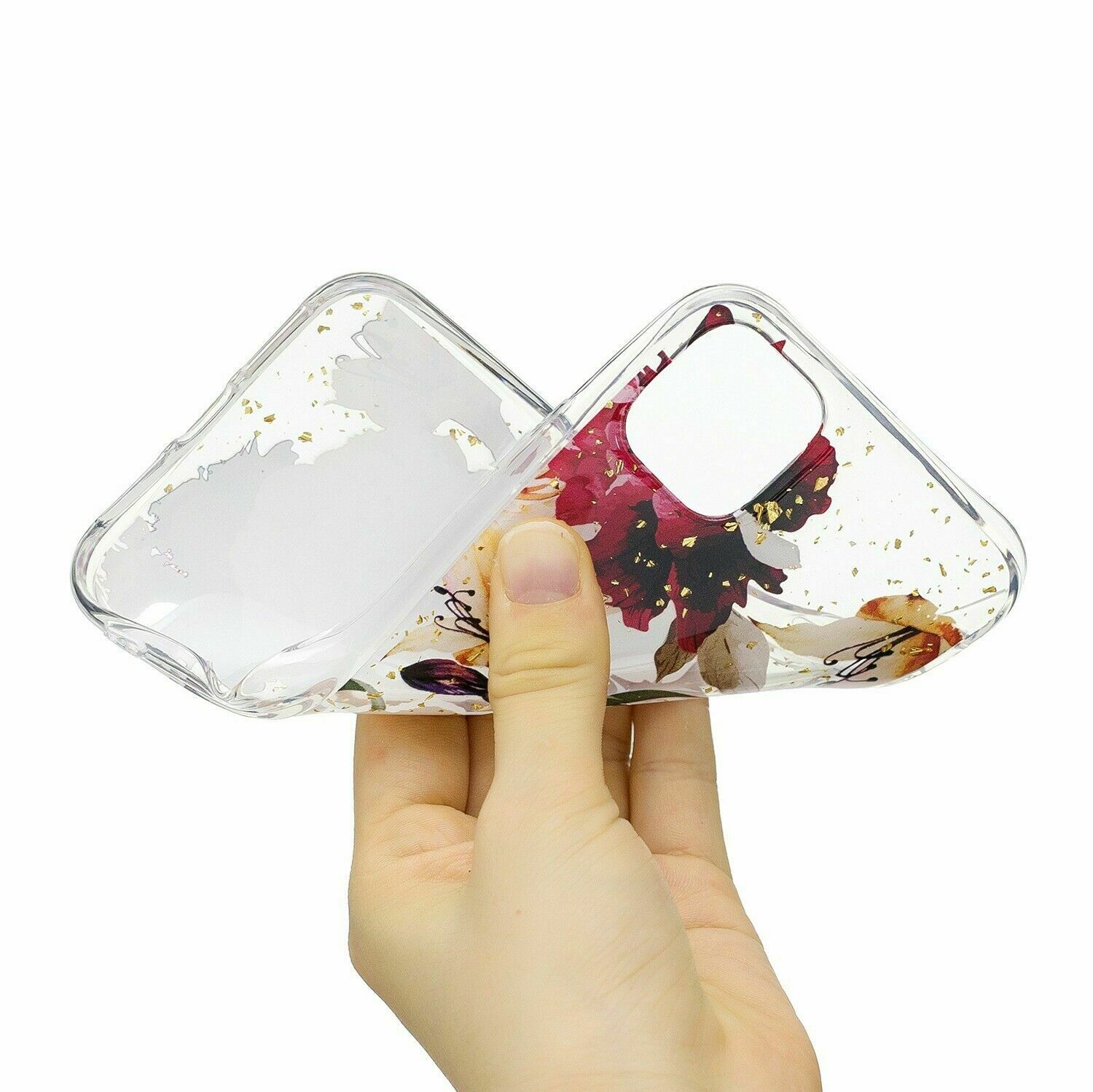 Bling Pattern Glitter Soft Rubber Silicone Back Case For iPhone - carolay.co