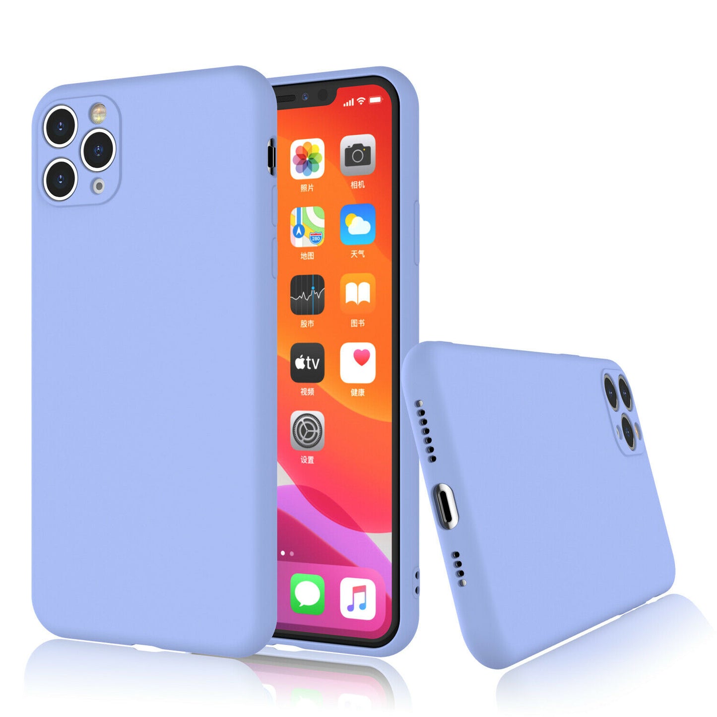 Shockproof Silicone Soft Cover with Screen Protector for iPhone - carolay.co