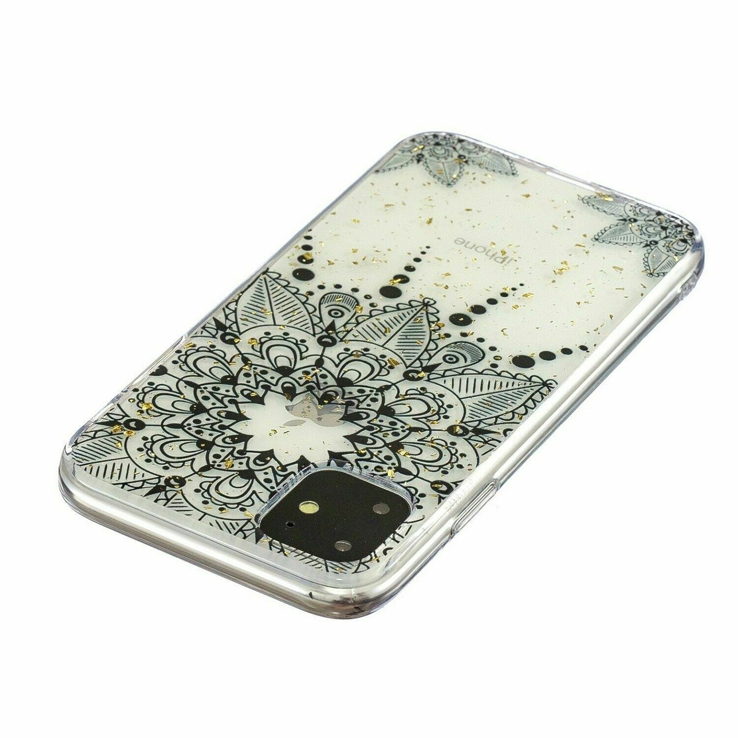 Bling Pattern Glitter Soft Rubber Silicone Back Case For iPhone - carolay.co