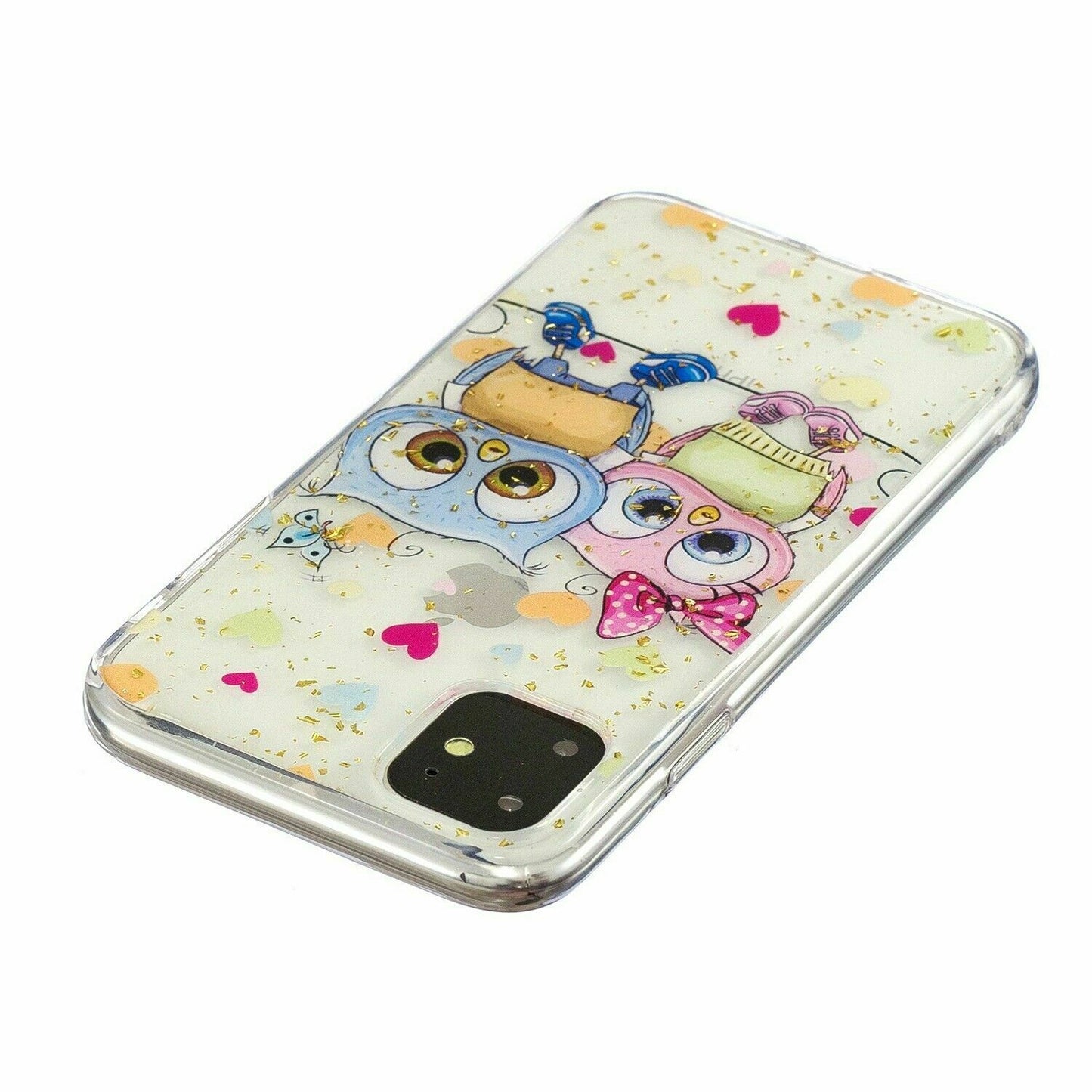 Bling Pattern Glitter Soft Rubber Silicone Back Case For iPhone - carolay.co