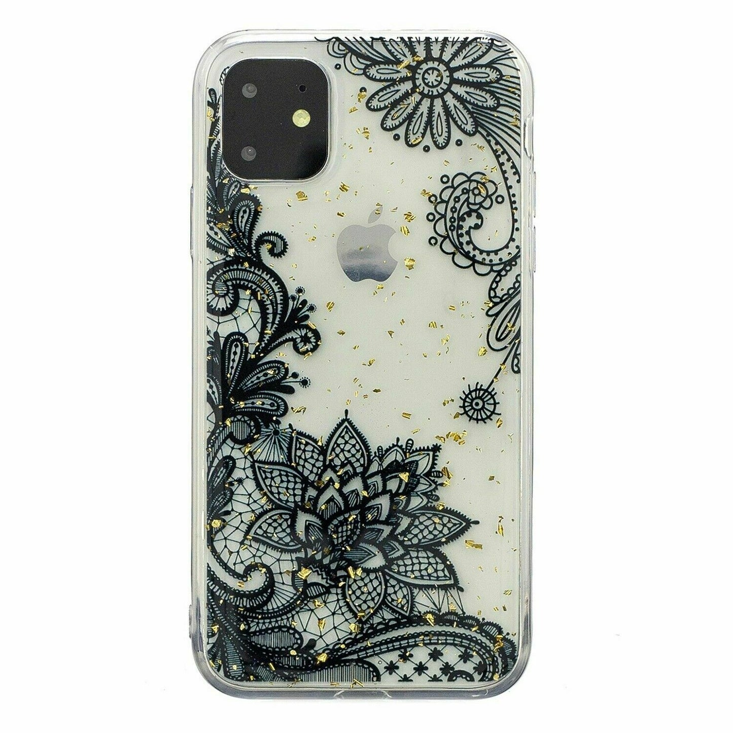 Bling Pattern Glitter Soft Rubber Silicone Back Case For iPhone - carolay.co