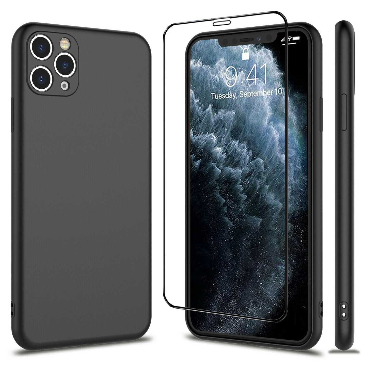 Shockproof Silicone Soft Cover with Screen Protector for iPhone - carolay.co