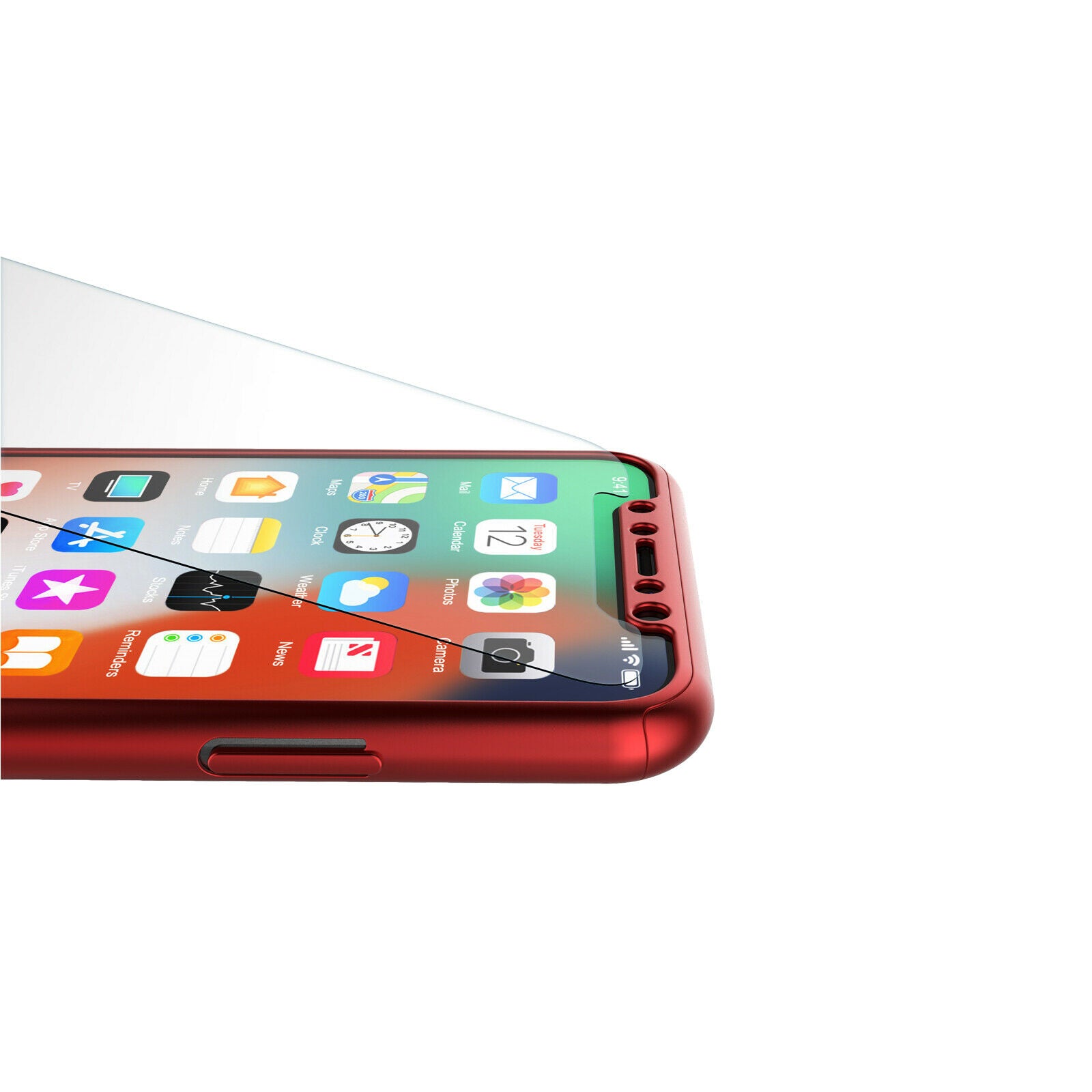 Case Full Body Cover +Tempered Glass For iPhone - carolay.co