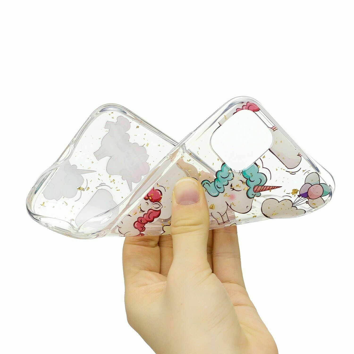 Bling Pattern Glitter Soft Rubber Silicone Back Case For iPhone - carolay.co