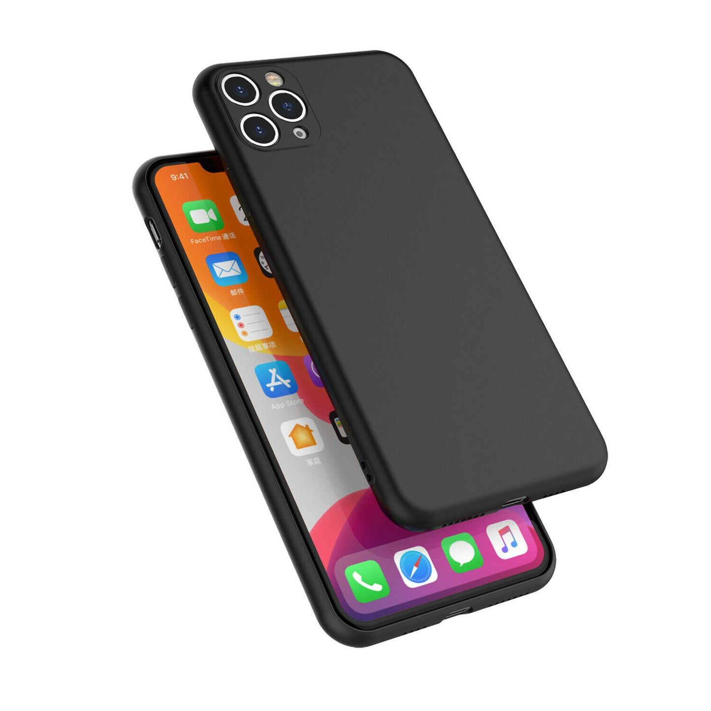 Shockproof Silicone Soft Cover with Screen Protector for iPhone - carolay.co