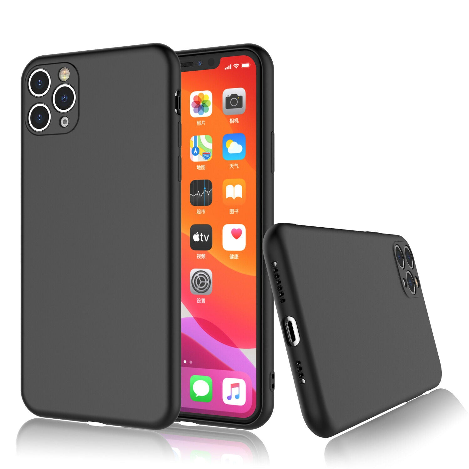 Shockproof Silicone Soft Cover with Screen Protector for iPhone - carolay.co