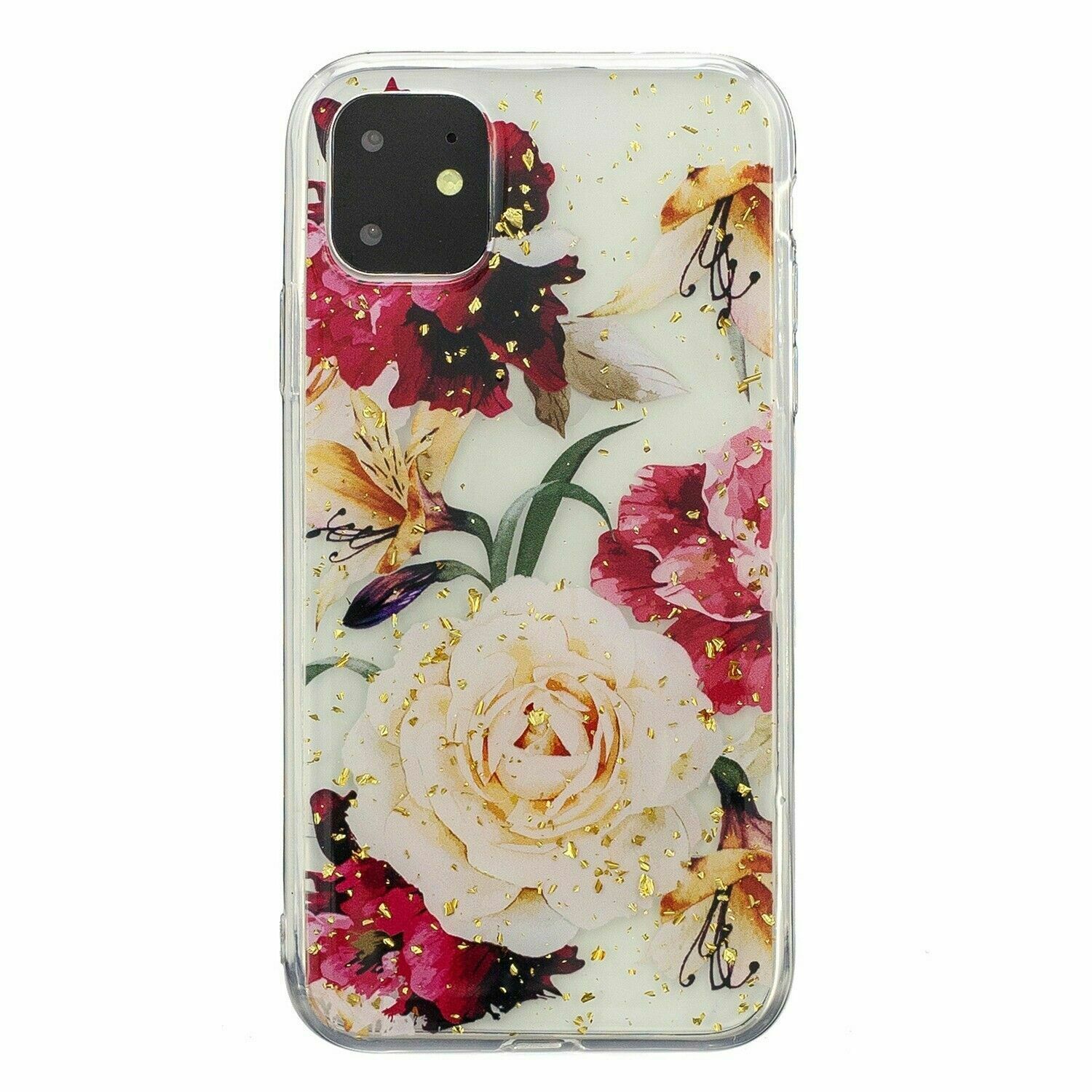 Bling Pattern Glitter Soft Rubber Silicone Back Case For iPhone - carolay.co