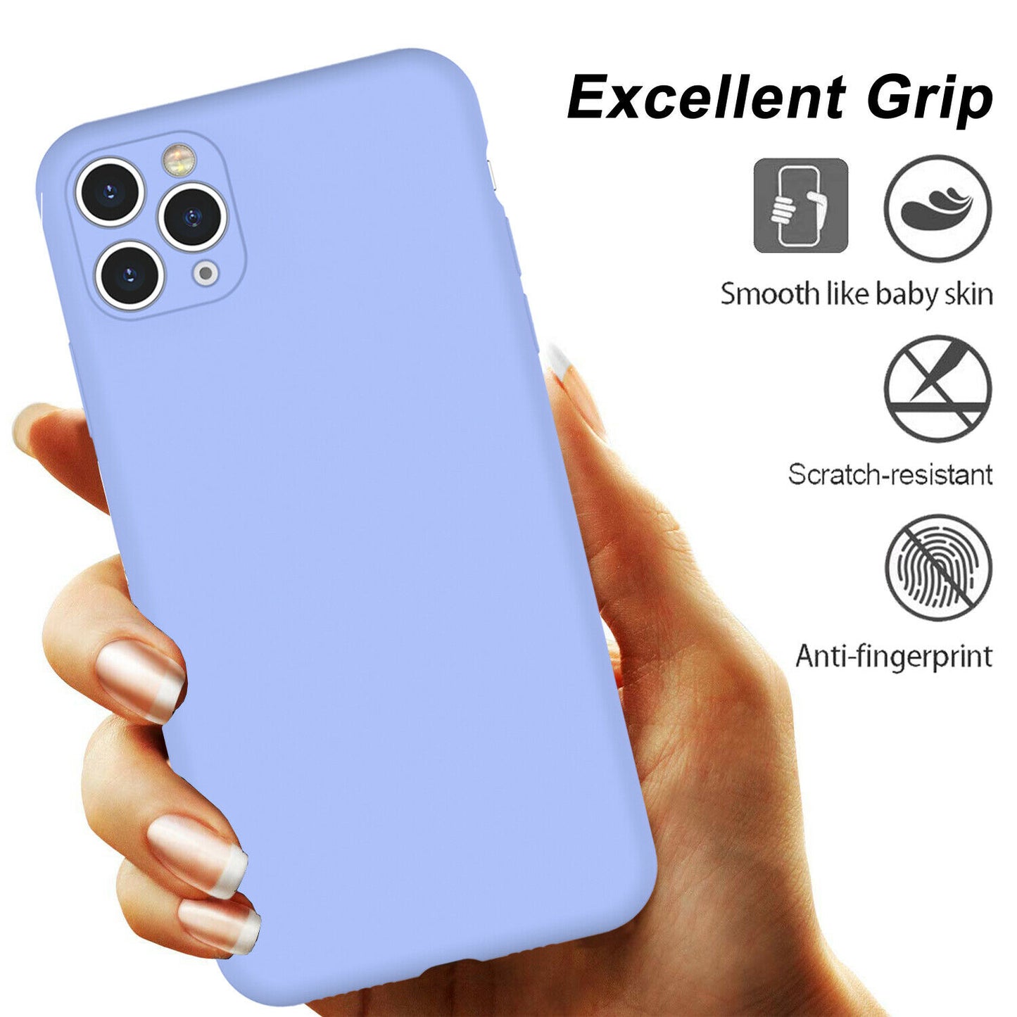 Shockproof Silicone Soft Cover with Screen Protector for iPhone - carolay.co