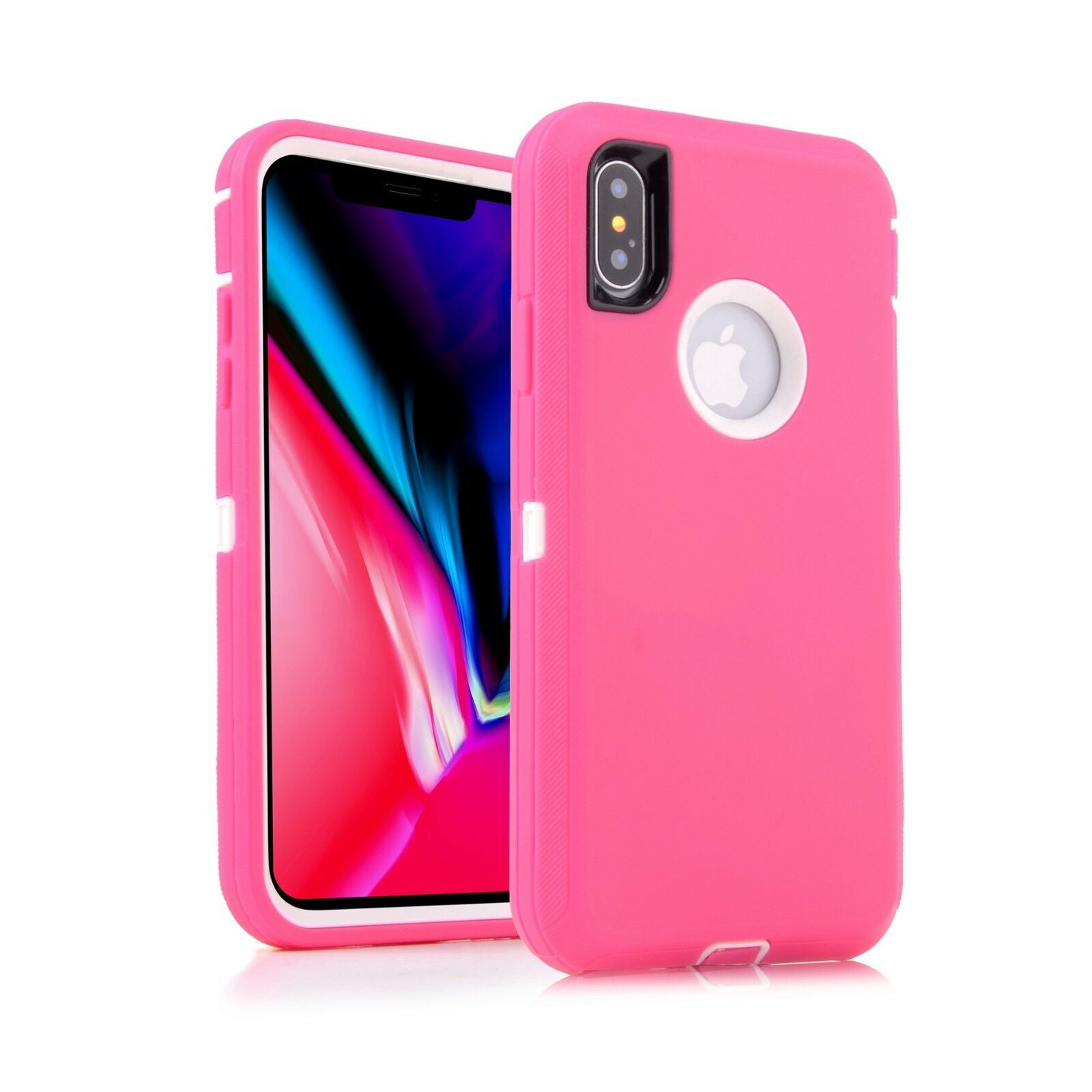 Case Hybrid Heavy Duty Shockproof Rubber For iPhone 7/8/Plus - carolay.co