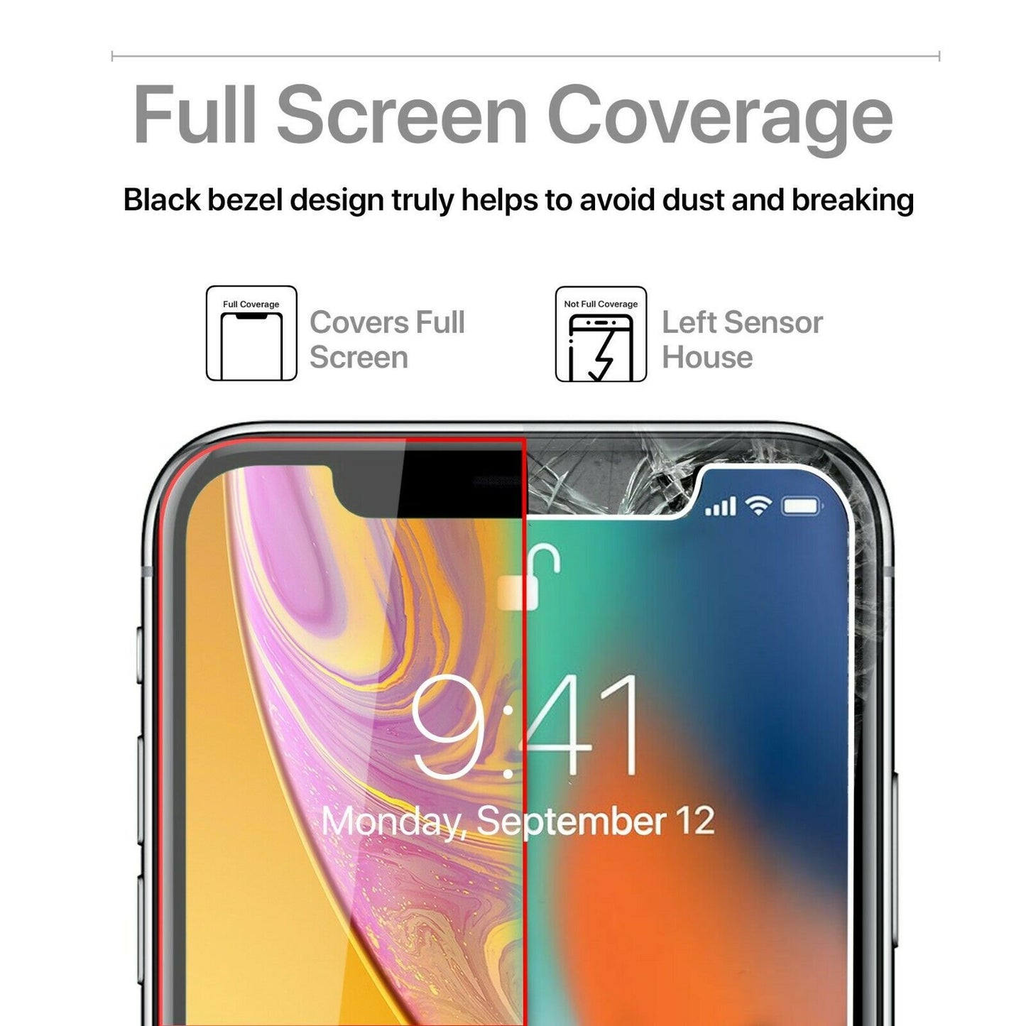 Case Hybrid Hard Cover with Screen Protector For iPhone - carolay.co