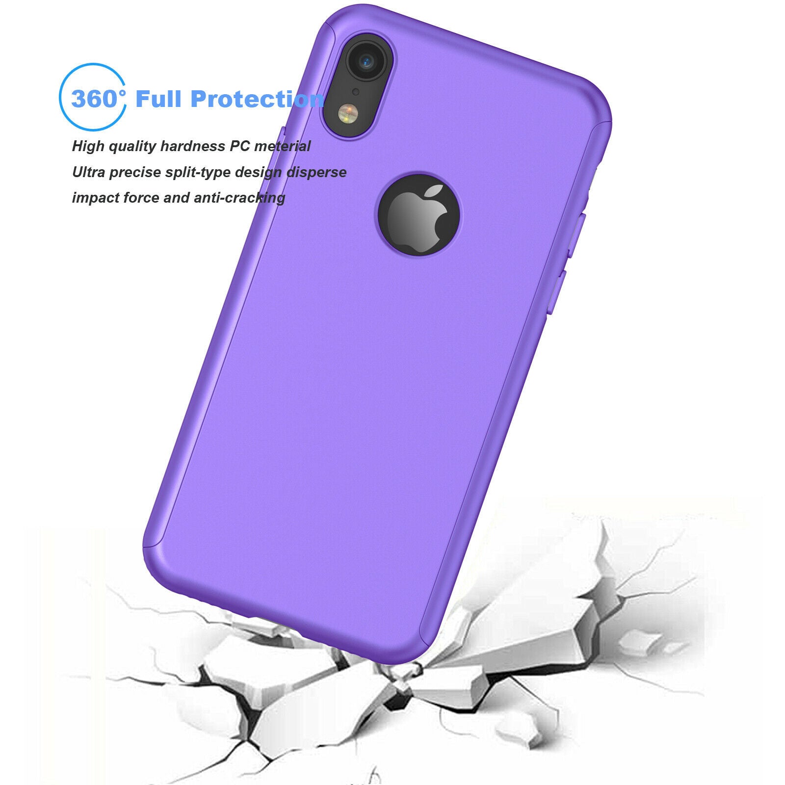Case Full Body Cover +Tempered Glass For iPhone - carolay.co