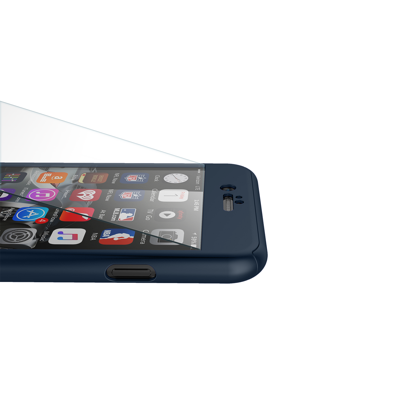 Case Full Body Cover +Tempered Glass For iPhone - carolay.co