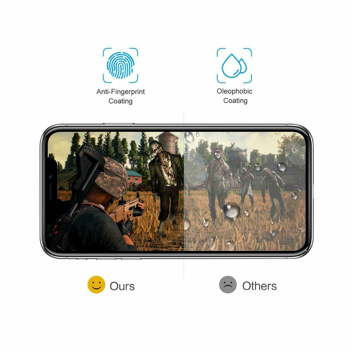 Case Hybrid Hard Cover with Screen Protector For iPhone - carolay.co