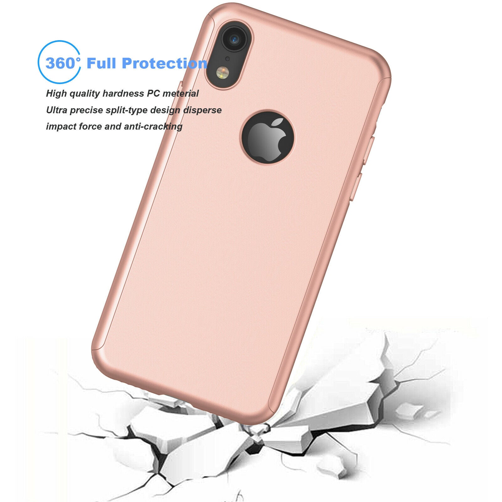 Case Full Body Cover +Tempered Glass For iPhone - carolay.co