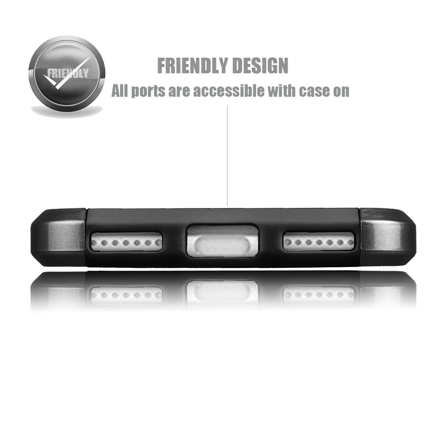 Case Shockproof Rugged Rubber Cover For iPhone - carolay.co