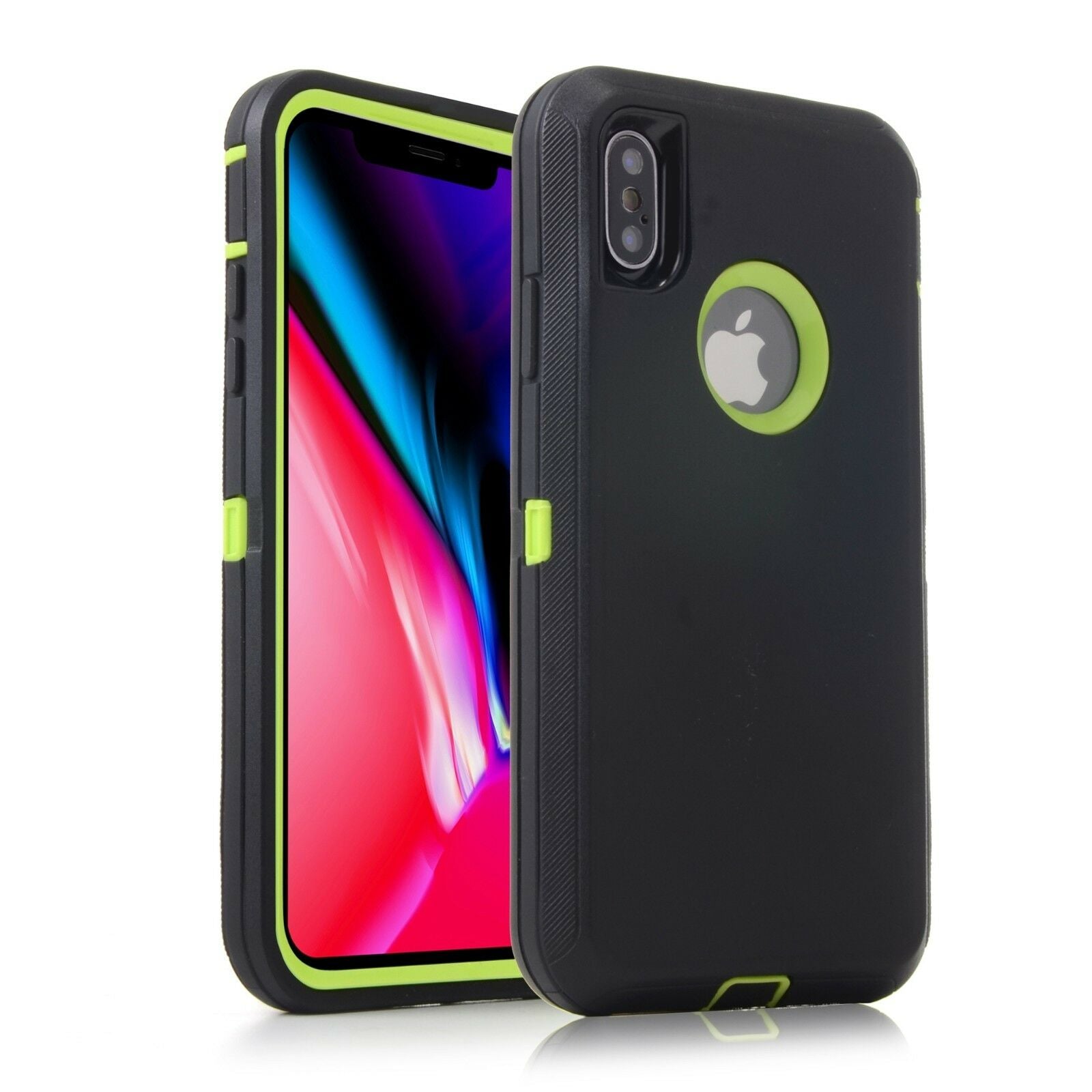 Case Hybrid Heavy Duty Shockproof Rubber For iPhone 7/8/Plus - carolay.co