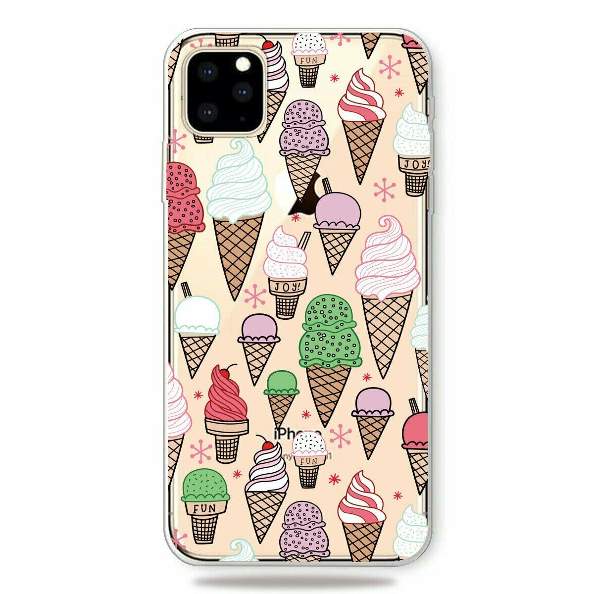 Slim Pattern Soft Rubber Silicone Clear Back Case For iPhone - carolay.co