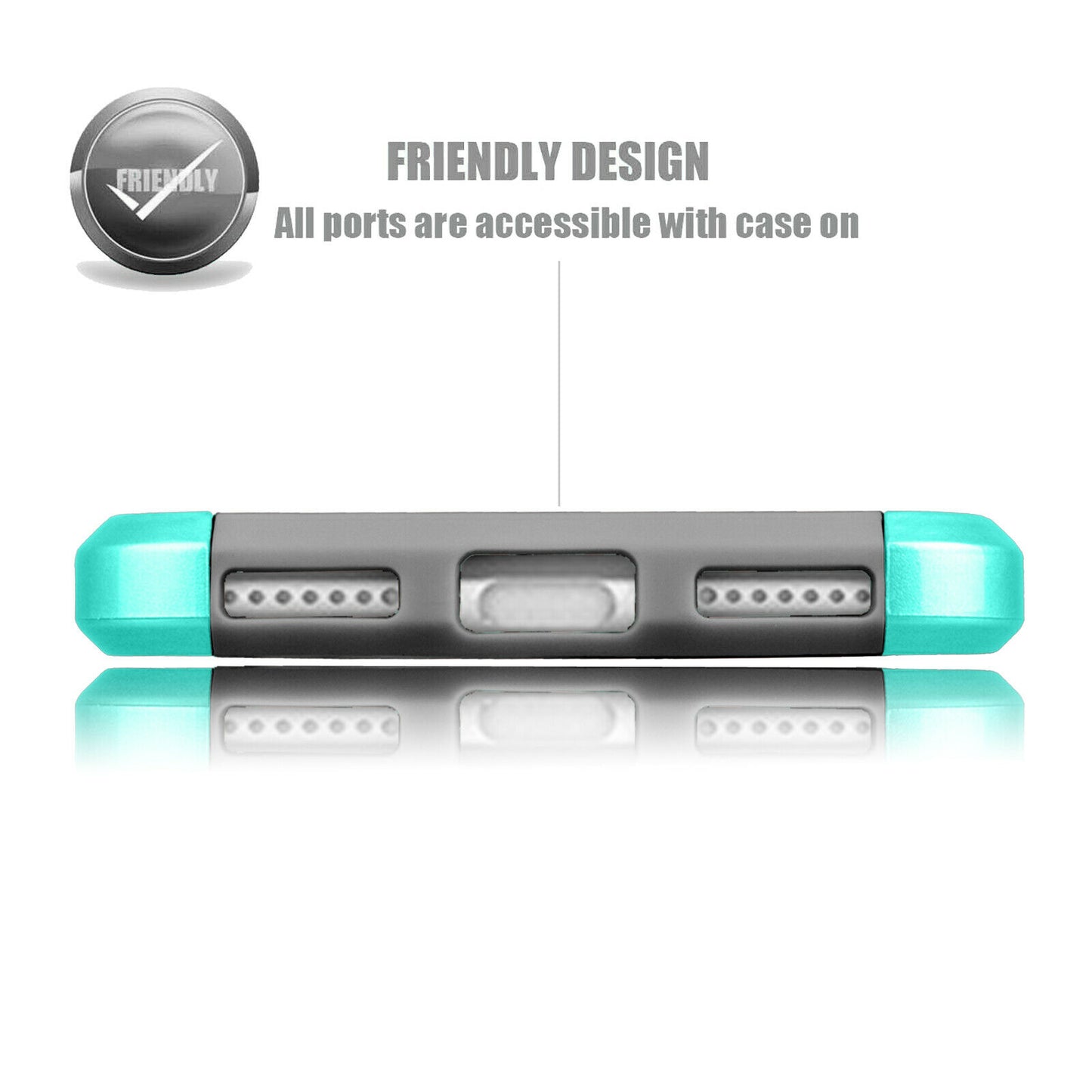 Case Shockproof Rugged Rubber Cover For iPhone - carolay.co