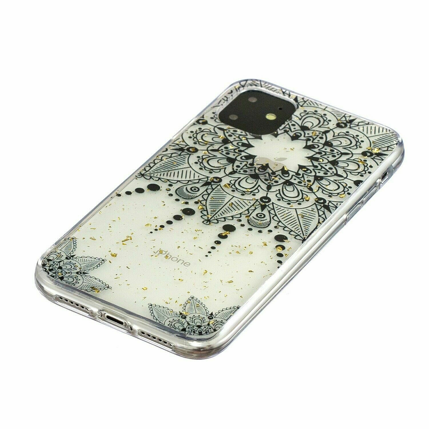 Bling Pattern Glitter Soft Rubber Silicone Back Case For iPhone - carolay.co