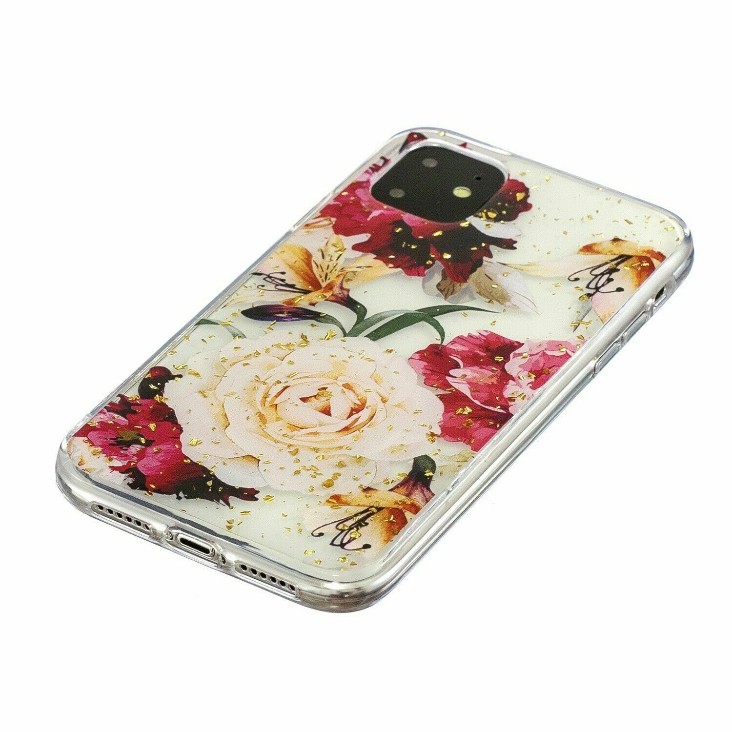Bling Pattern Glitter Soft Rubber Silicone Back Case For iPhone - carolay.co